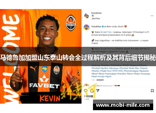 马德鲁加加盟山东泰山转会全过程解析及其背后细节揭秘