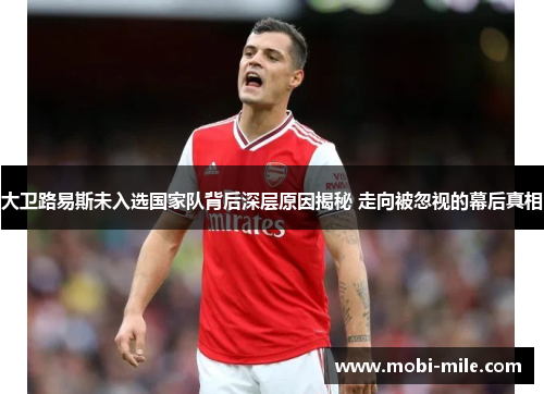 大卫路易斯未入选国家队背后深层原因揭秘 走向被忽视的幕后真相